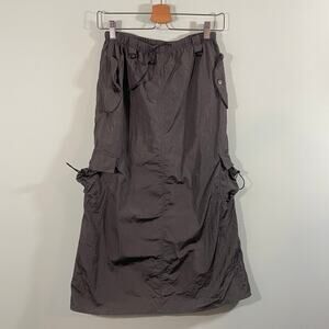 Cider Dark Gray Maxi Skirt